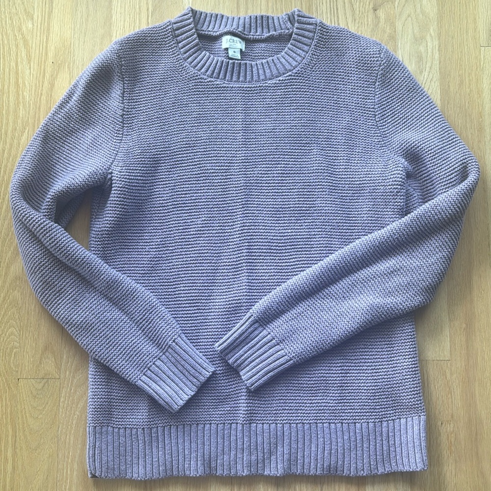J Crew light purple sweater
